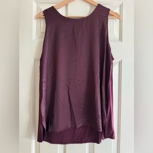 Women's Satin Front Sleeveless Tank Top, Created for Macy's